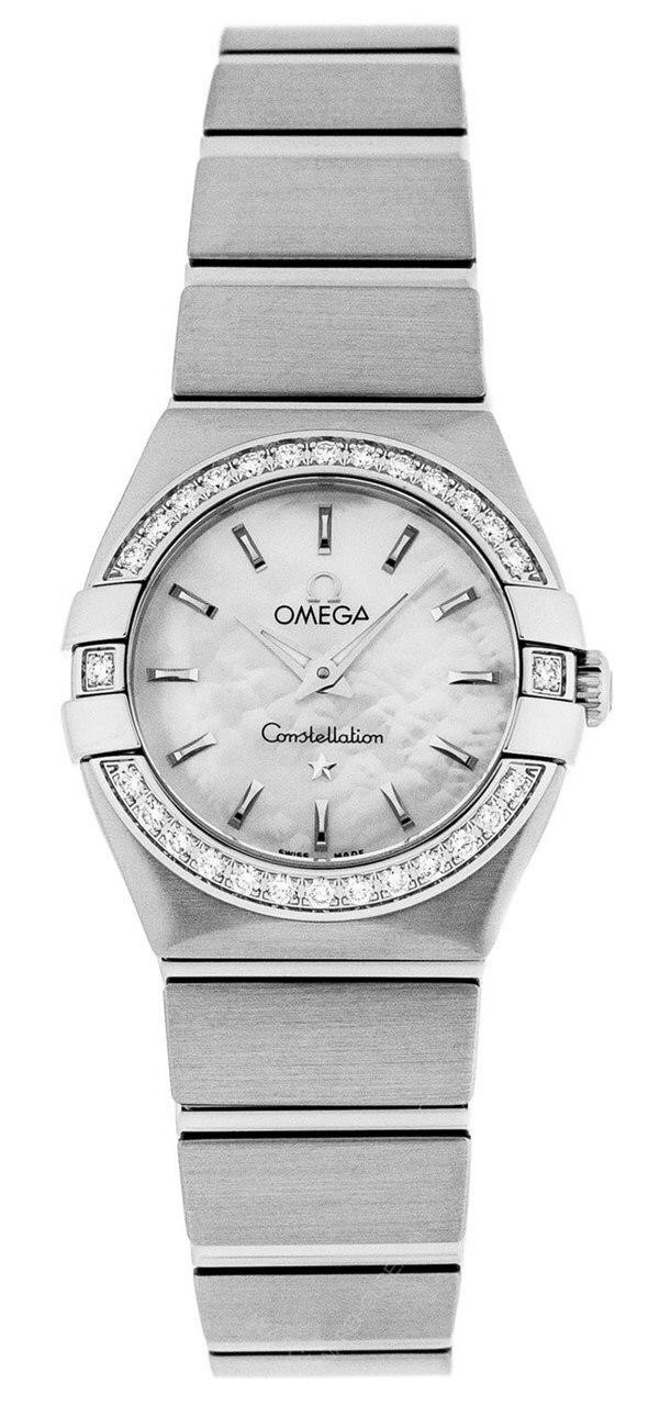 OMEGA Watches CONSTELLATION 24MM DIAMOND MOP WOMEN'S WATCH 123.15.24.60.05.001
